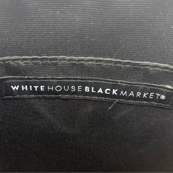 White House Black Market NEW Vegan Leather Floral Studded Wristlet Clutch NWOT - Picture 6 of 9